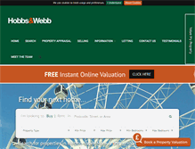 Tablet Screenshot of hobbsandwebb.co.uk